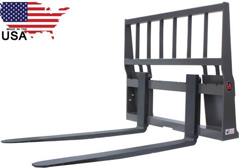 pallet forks for skid steer quick attach|skid steer with fork attachment.